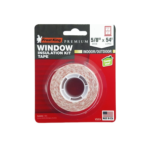 Clear Indoor And Outdoor Mounting Tape 5/8 In. W X 54 Ft. L